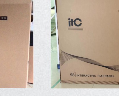 98-inch itC Interactive Flat Panel Carton