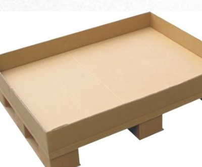 Raised-Edge Tray Paper Pallet