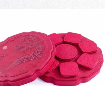 Red Embossed Wet-Pressed Gift Box