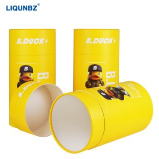 T-Shirt Paper Can with Rolled Edge
