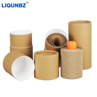Kraft Paper Tube with Logo and Hot Foil