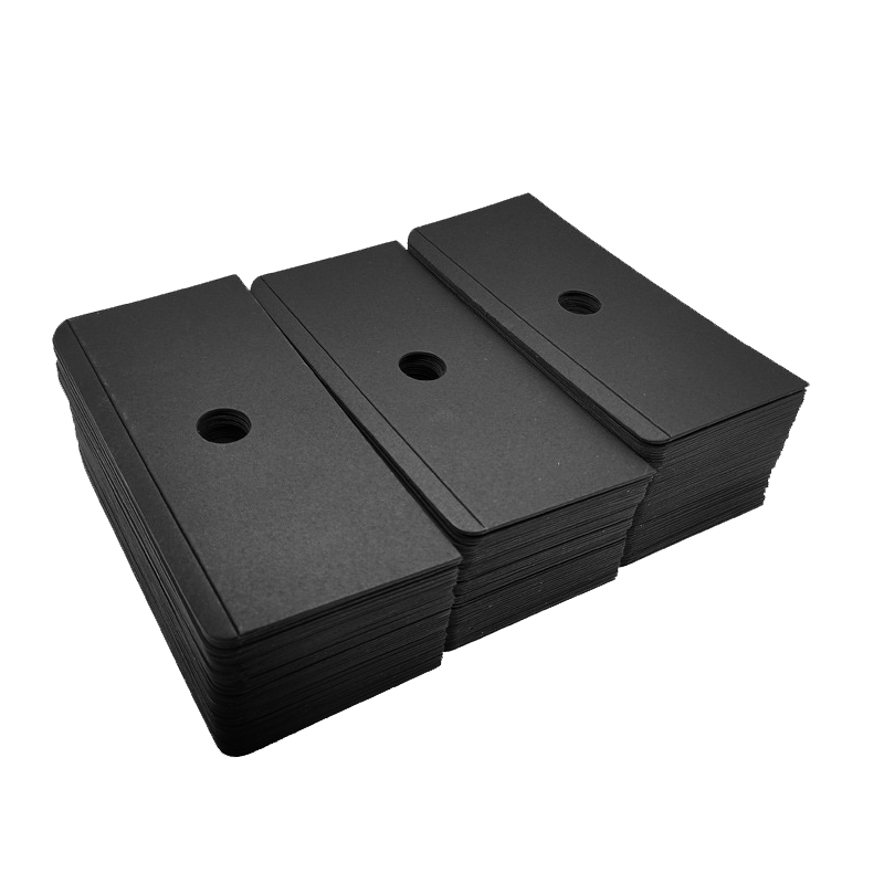 Custom Cut Black Card Sheets